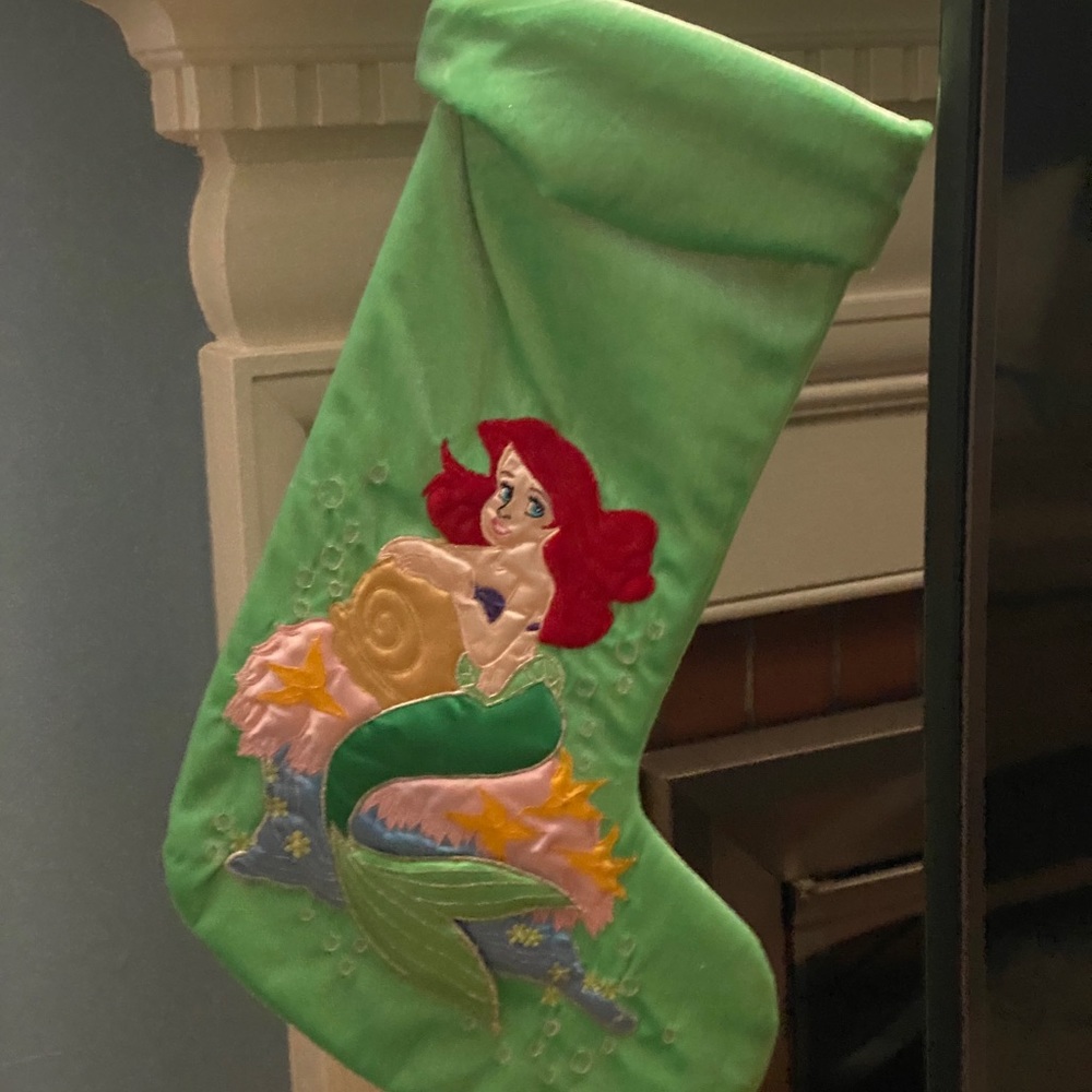 🆕Disney Little Mermaid Holiday Stocking Classic - Picture 6 of 7